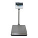 A close-up of a CAS BW Series digital bench scale with a metal panel.