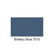 A blue rectangle with black text reading "Brittany Blue" and "710"