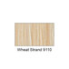 The wheat strand plastic laminate urinal partition from ASI Accurate Partitions with a wood grain surface.