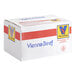 A white box with red and blue Vienna Beef text.