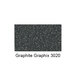 Graphite plastic laminate with black Graphix design on a white background.