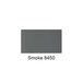 A smoke grey plastic laminate urinal partition by ASI Accurate Partitions with white text.