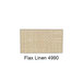 A close-up of flax linen woven fabric.