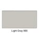 A white rectangular object with the words "light gray" on it.