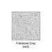 A close-up of a ASI Accurate Partitions Folkstone Gray solid plastic urinal partition.