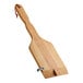A Mr. Bar-B-Q wood grill scraper with a metal handle.