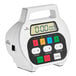 A white Chef Master digital timer with buttons and a display.