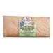 A brown package of Clara's Kitchen vegan bean and cheese burritos.