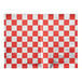 A red and silver checkered Bagcraft sandwich wrap on a white background.