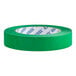 A roll of Lavex green masking tape with the word "tape" on the label.