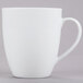 10 Strawberry Street CATERING-12-MUG-W 12 oz. White Round Porcelain Mug - 12/Case