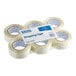 A pack of 6 Lavex clear strapping tape rolls.