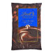 A bag of Lindt 58% cocoa dark chocolate baking chips.