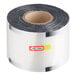 A roll of clear sealing film with a yellow label on a white background.
