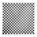 Choice small deli sandwich wrap paper with a black and white checkered pattern.