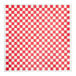 Red and white checkered deli wrap paper.