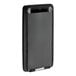 A black rectangular Tork PeakServe paper towel dispenser with a white cover.