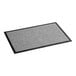 A gray Lavex waffle entrance mat with a black border.