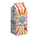 A Great Western 1/2 gallon carton of pink bubble gum cotton candy floss sugar.