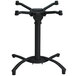 Grosfillex US809017 Black Aluminum Tilt Top Outdoor Table Base