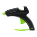 A black and green Surebonder high-temperature glue gun with a green handle.