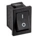 A black rectangular switch with white text that says "On / Off"