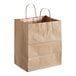 A Duro brown paper bag with handles.