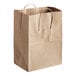 A Duro brown paper shopping bag with handles.