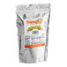 A 35 oz. bag of Sunglo Season-It buttery popcorn salt in a silver resealable pouch.
