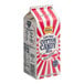 A white box with red and white striped carton of Great Western Red Cherry Cotton Candy Floss Sugar.