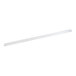 A white plastic strip for ServIt drop-in cold food wells.