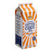 A white and orange Great Western carton of cotton candy floss sugar.