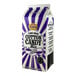 A purple and white carton of Great Western Purple Grape cotton candy sugar.