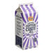 A white and purple carton of Great Western Purple Grape Cotton Candy Floss Sugar.