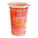 A plastic container of Joyba Ready-to-Drink Strawberry Lemonade Green Bubble Tea.