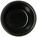 A black Carlisle fluted ramekin.