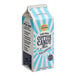 A blue and white carton of Great Western Blue Raspberry Cotton Candy Floss Sugar.