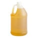 A Zero Acre jug of yellow liquid with a white cap and handle.