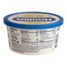 A container of Miyoko's European-Style Cultured Salted Oat Milk Vegan Butter with a blue label.