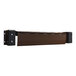 A brown metal Vestil Edge-O-Dock dock leveler with black metal corners.