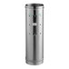 A silver stainless steel NAKS single-wall grease duct panel with an inline access door.