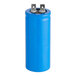 A blue cylindrical Avantco start capacitor with metal parts.