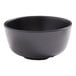 An American Metalcraft matte black melamine bouillon cup.