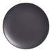 An American Metalcraft matte black melamine coupe plate.