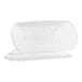 A close-up of a clear plastic container with a white logo for Fresh Products Eco-Air Clip.