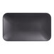 A black rectangular American Metalcraft melamine platter.