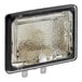 A close-up of a Vulcan Lcog oven lamp with a clear glass cover.