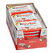 A white box with 216 individually wrapped KINDER® milk chocolate bars.