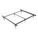 A Rize Home steel bed frame with four metal supports.