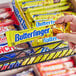 A close up of a BUTTERFINGER&#174; Full Size Chocolate Bar.